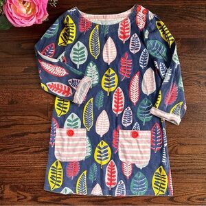 Mini Boden floral shift dress or tunic, size 11-12Y